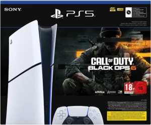 Dobozos PS5 Slim 825GB Digitális + Call Of Duty Black OPS 6 (Új)