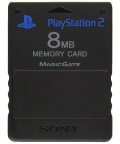 PS2 8MB Memóriakártya Fekete (Használt)