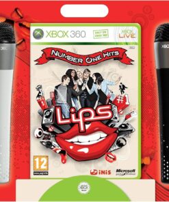 Xbox 360 Mikrofonok + Lips Lemezes Játék (Használt)