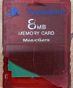 PS2 8MB Memóriakártya Piros (Használt)