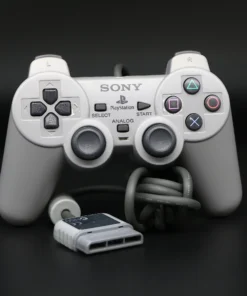PS1 FAT Gyári Szürke Vezetékes Kontroller (Használt)