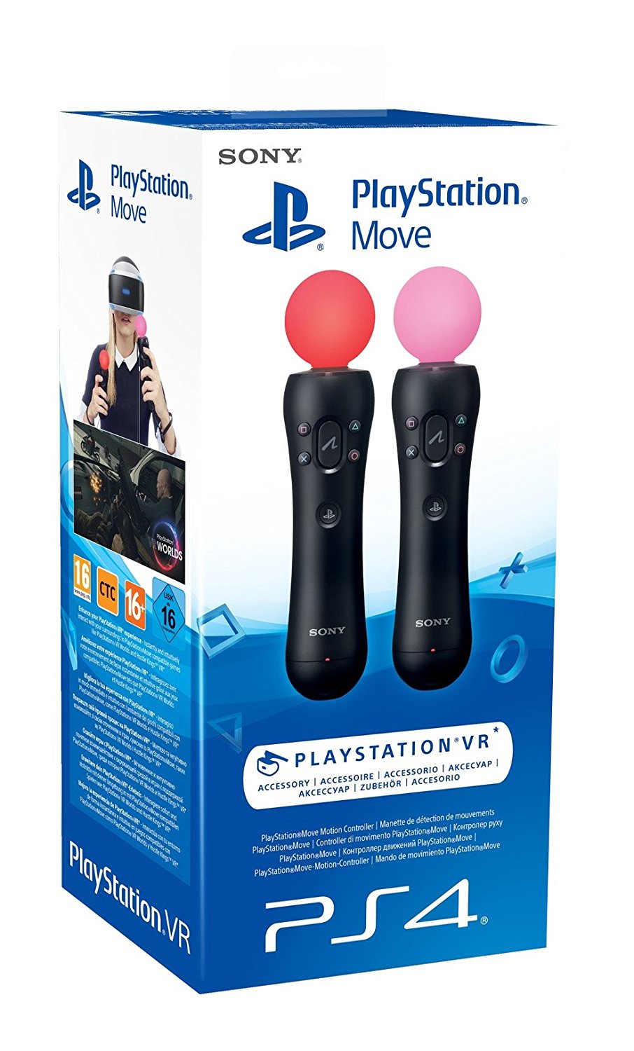 PS3/PS4 Dobozos Move Kontroller Párban (Használt)